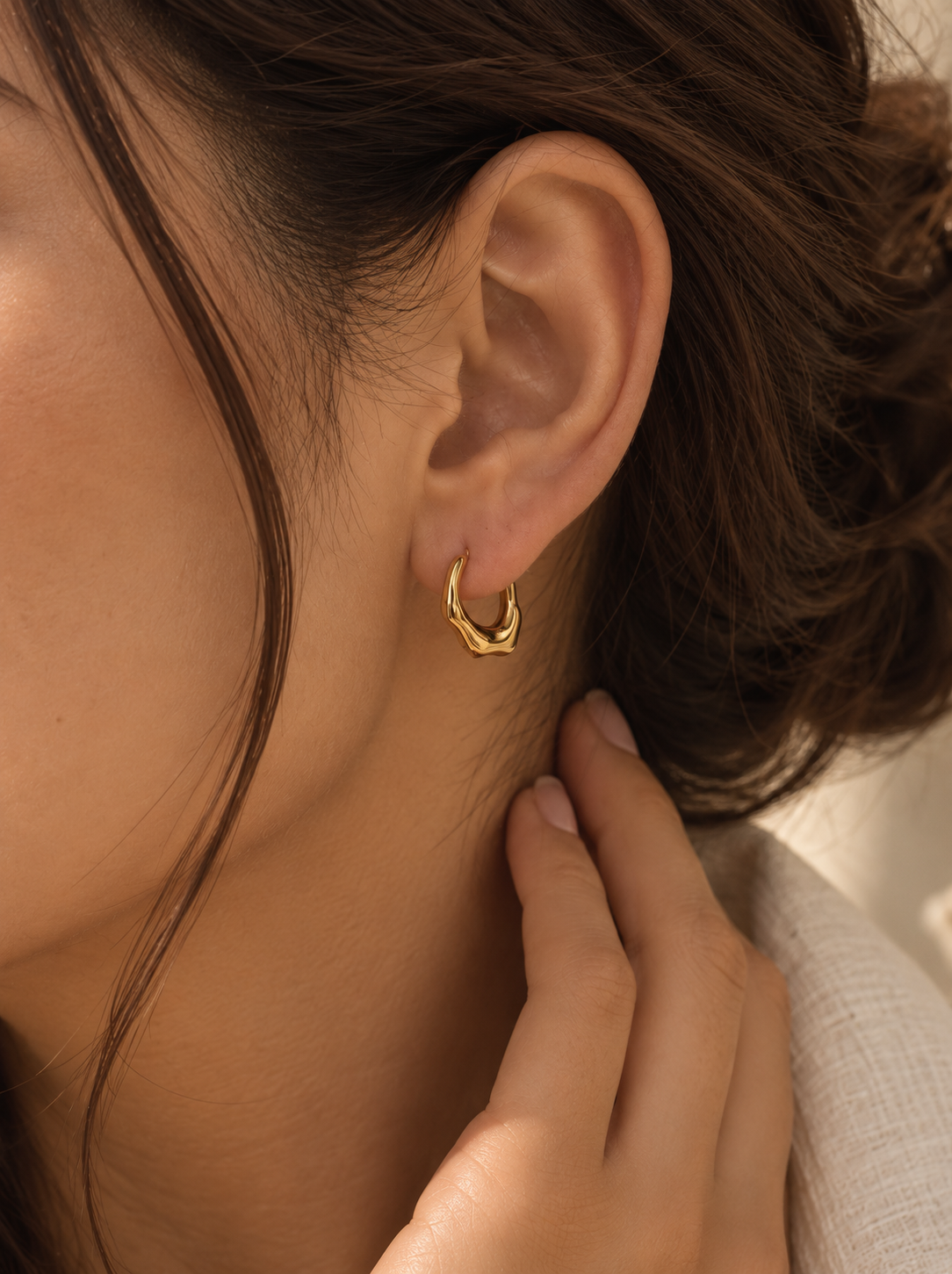 Geometrical Abstract Earrings - Image 3