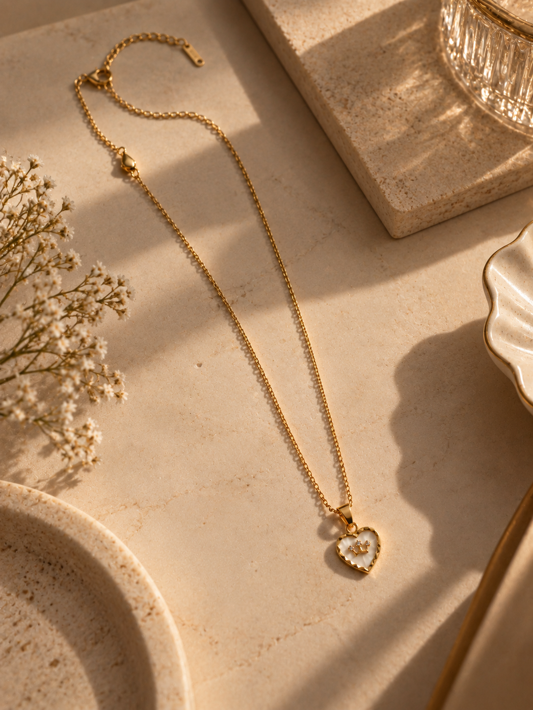 Crown Heart Necklace - Image 3