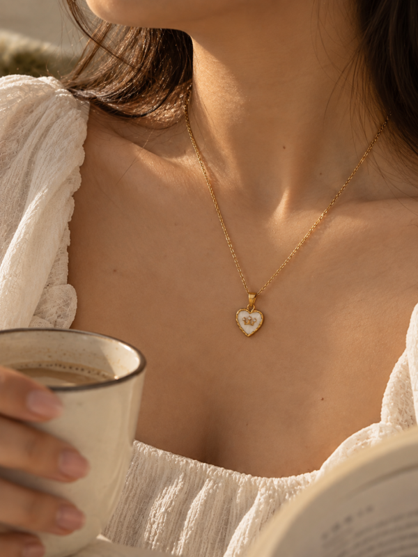 Crown Heart Necklace - Image 1