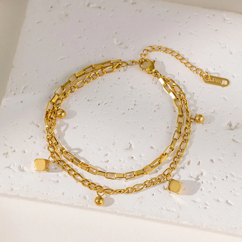 Chic Double Layered Bracelet