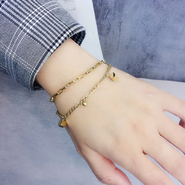 Chic Double Layered Bracelet - Image 2