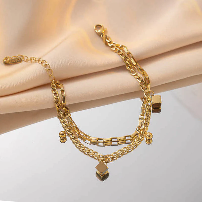Chic Double Layered Bracelet