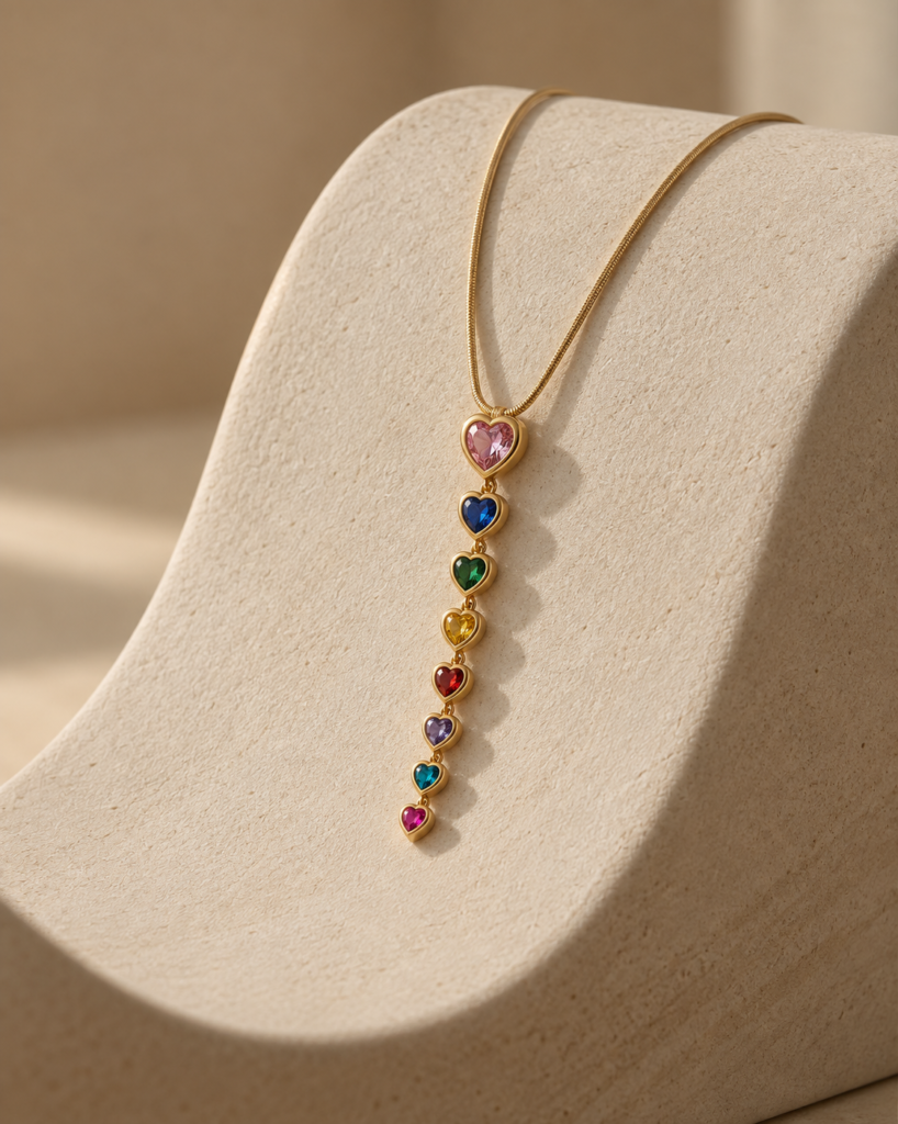 Heart Solitaire Pendant Necklace
