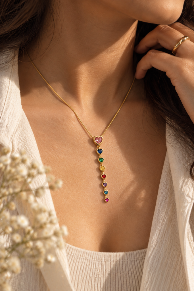 Heart Solitaire Pendant Necklace