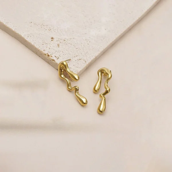 Quirky Drop Earrings - Image 2