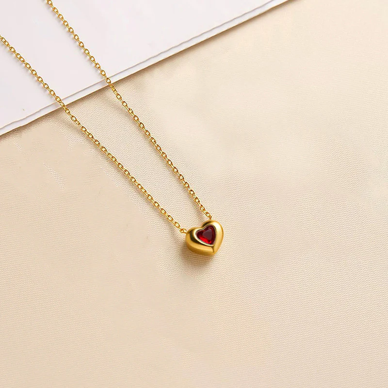 Red Heart Necklace