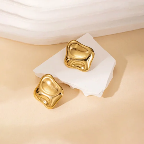 Contemporary Stud Earrings - Image 4