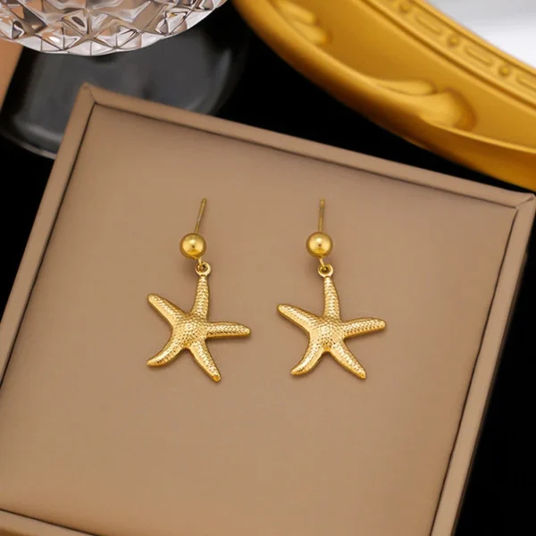 Star Drop Earrings - Image 3