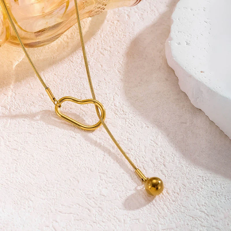 Quirky Ball Drop Necklace