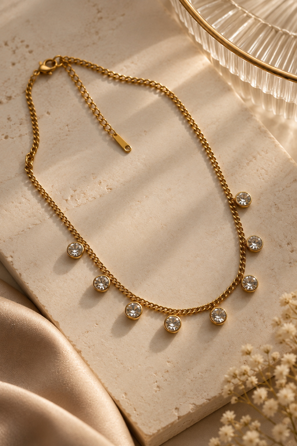 Shimmering Diamond Necklace - Image 4